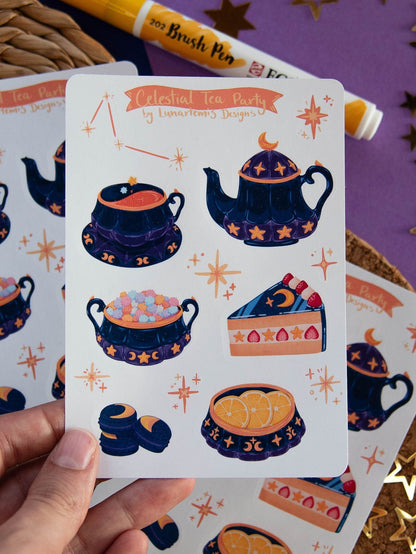 Celestial Tea Party - Sticker Sheet