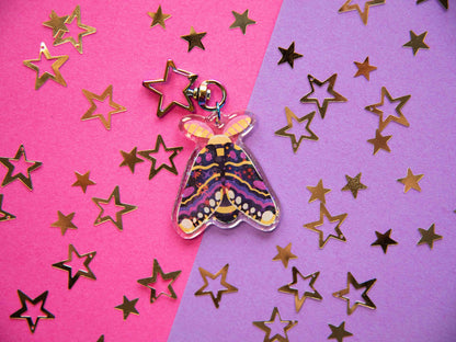 Lily Moth - Acrylic Keychain