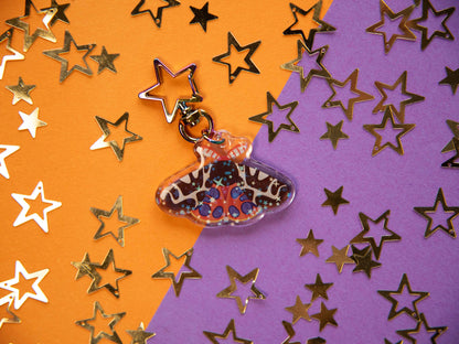 Garden Tiger Moth - Acrylic Keychain