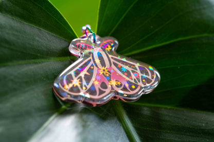 Virgin Tiger Moth - Acrylic Keychain