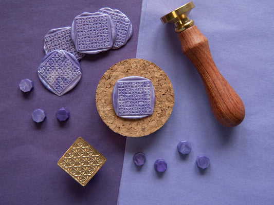 Flower Mosaic - Handmade Wax Seals