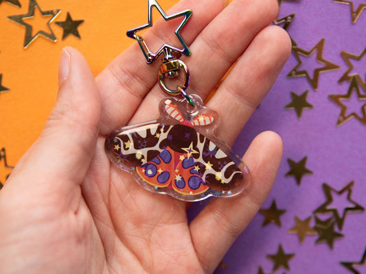 Garden Tiger Moth - Acrylic Keychain