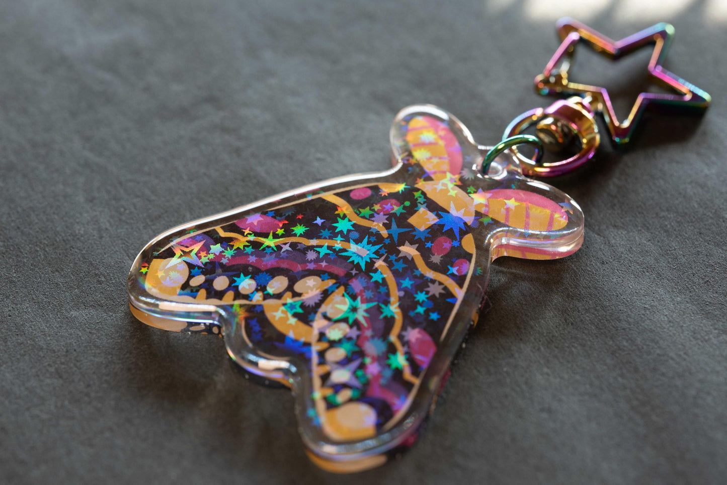 Lily Moth - Acrylic Keychain