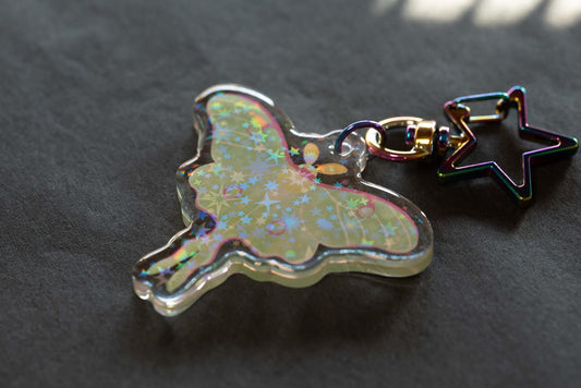 Moon Moth - Acrylic Keychain