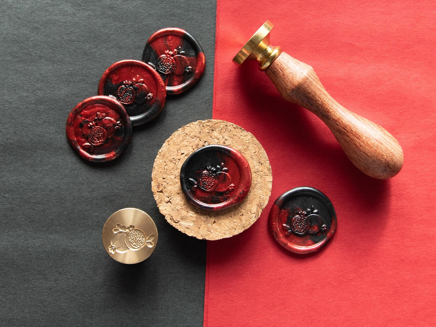 Pomegranate - Handmade Wax Seals