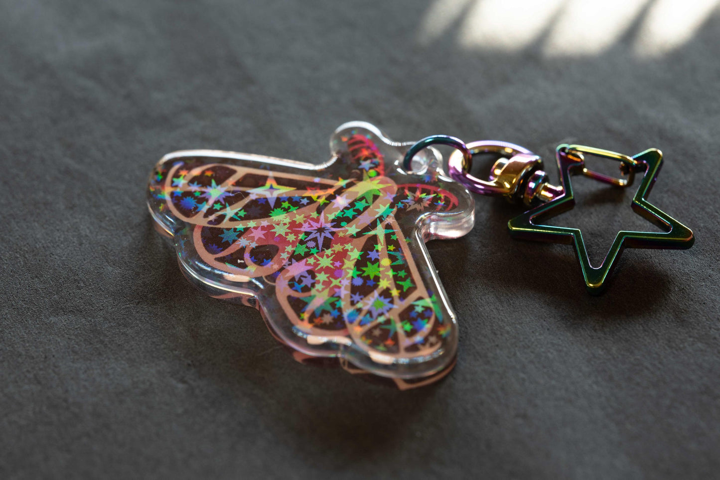 Virgin Tiger Moth - Acrylic Keychain