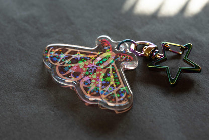 Virgin Tiger Moth - Acrylic Keychain