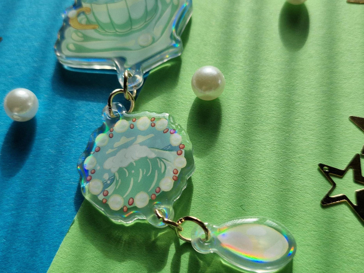 Mermaid Tea - Linked Acrylic Keychain