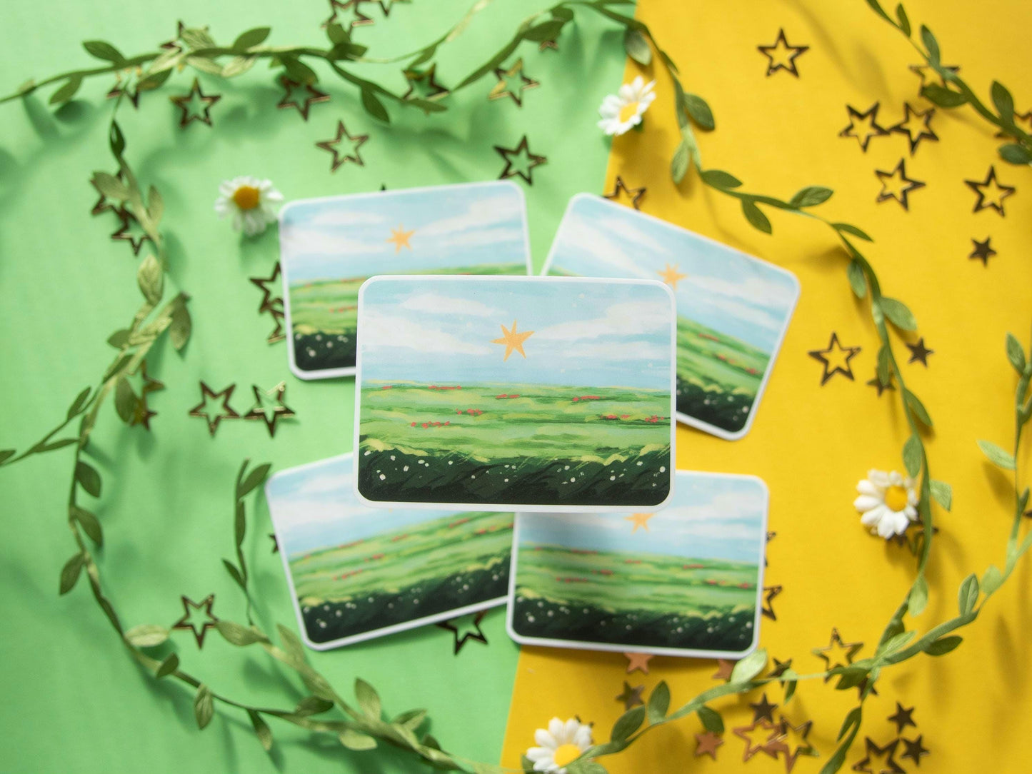 Field of Stars - Matte Stickers